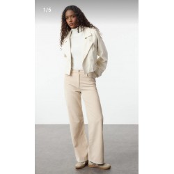 شلوار مخمل كبريتي TRENDYOL