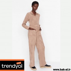 تولوم مخمل کبریتی TRENDYOL